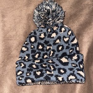 NEW cheetah print beanie